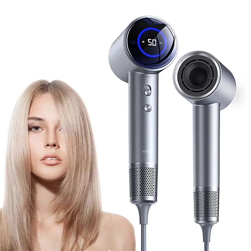 Custom High Speed Negative Ion Hair Dryer Lightweight Turbo Blower Professional Salon Home Travel Hair Tool