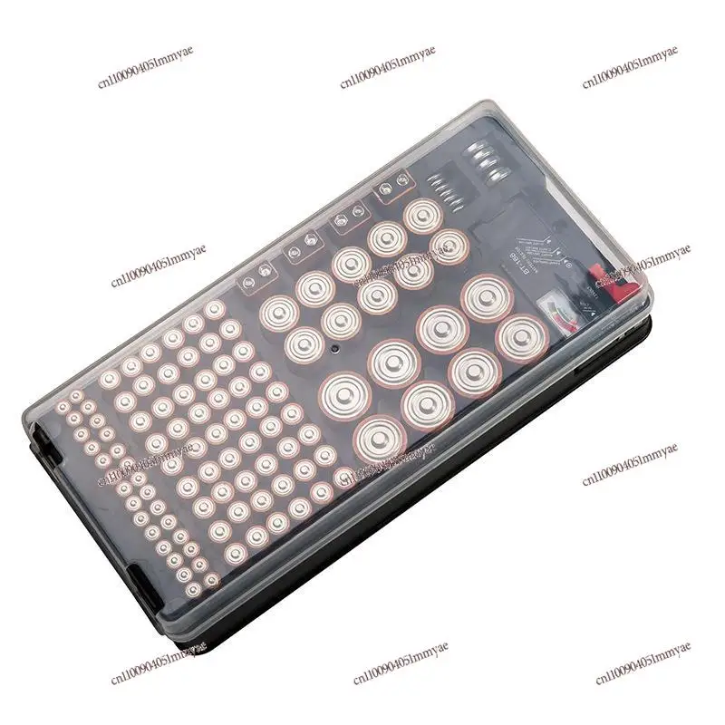 

Covered 116 Grid Pointer Battery Storage Box, Battery Storage Rack