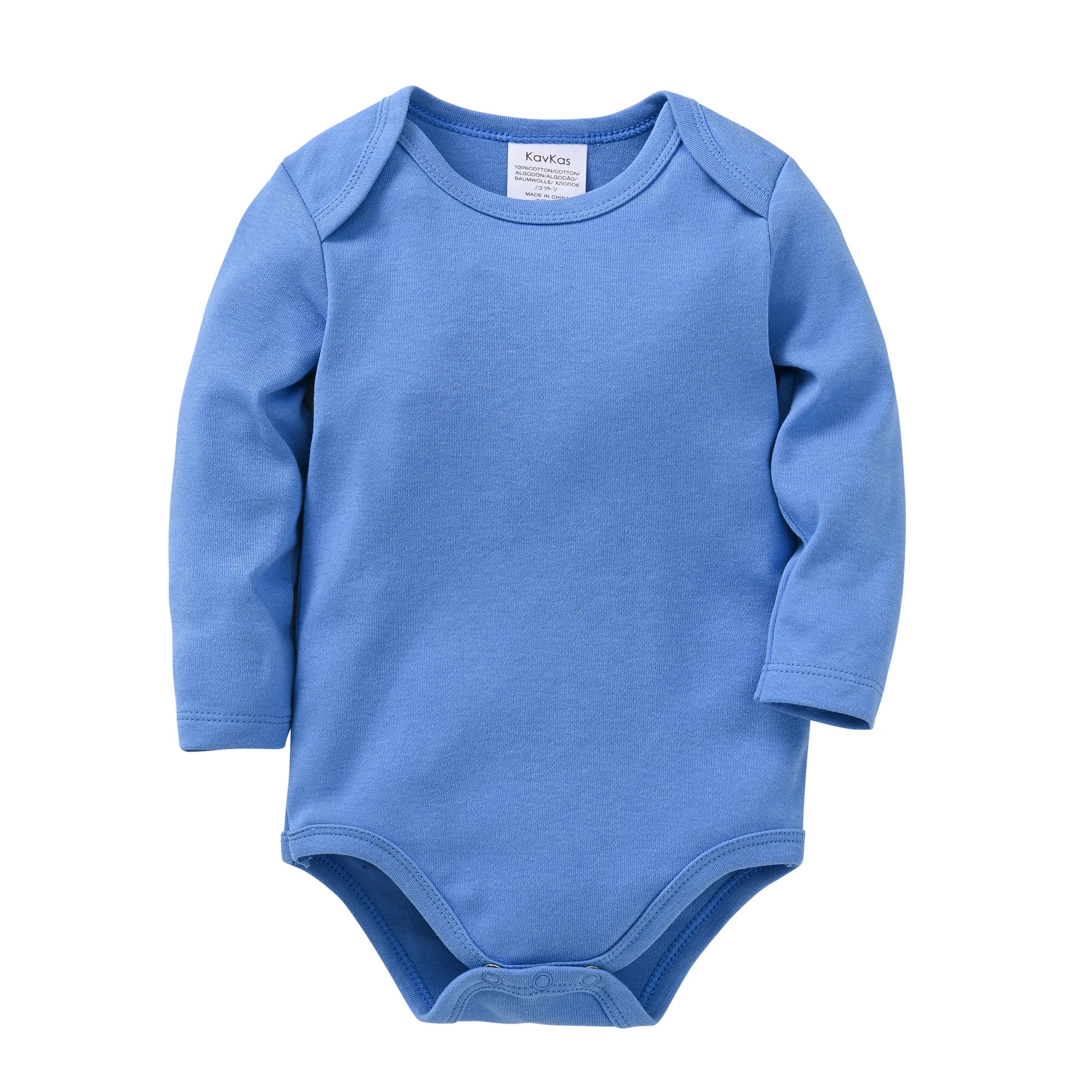 Kavkas One Piece Baby Boy Bodysuit 0-24 Months 100% Cotton Long Sleeve Newborn Girls Clothes Overalls