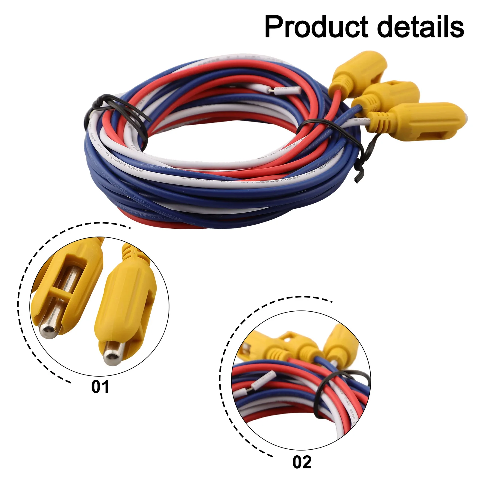 Sonda de acero inoxidable 304, Sensor de tres sondas, diseño antisecuestro, conductividad del agua, cableado extensible