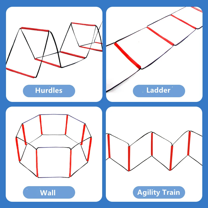 Tragbare Fitness Sport Spielzeug Für Kinder Agilität Leiter Für Ganze Familie Spiele Im Freien Spielplatz Indoor Hopscotch Fußball Trainer