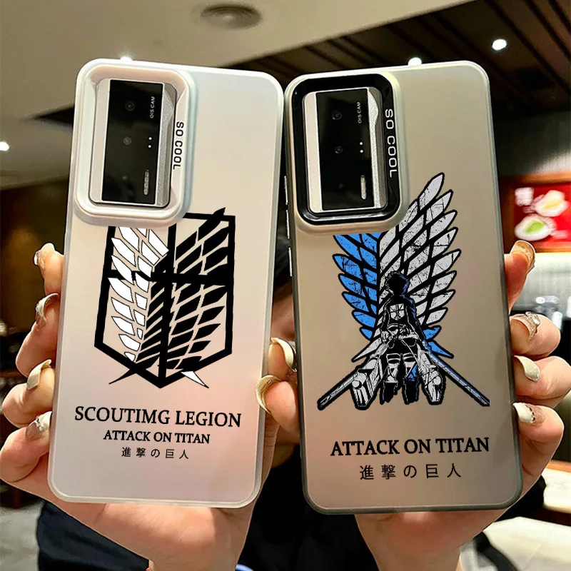 Attack on Titan LOGO For XiaoMi Redmi A1 2 8 9 10 12 K60 A C T X Plus Ultra Note 7 8 9 Pro Colorful Phone Case Shell Soft Cover