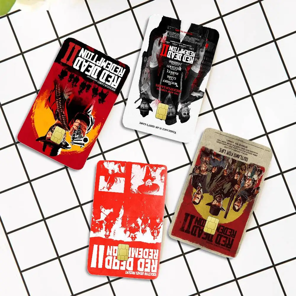 

Game TV-Red-Dead-Redemption 2 Anmie Sticker Film Skin Cover For Credit Card Debit Bank Card Front