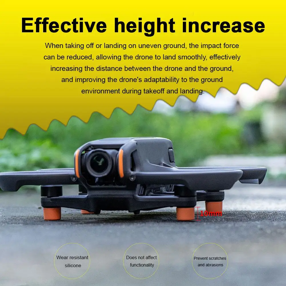 

STARTRC For DJI Avata2 Special Silicone Foot Mat Lightweight Protection Drone Accessories Drone Silicone Foot Pads N0D2