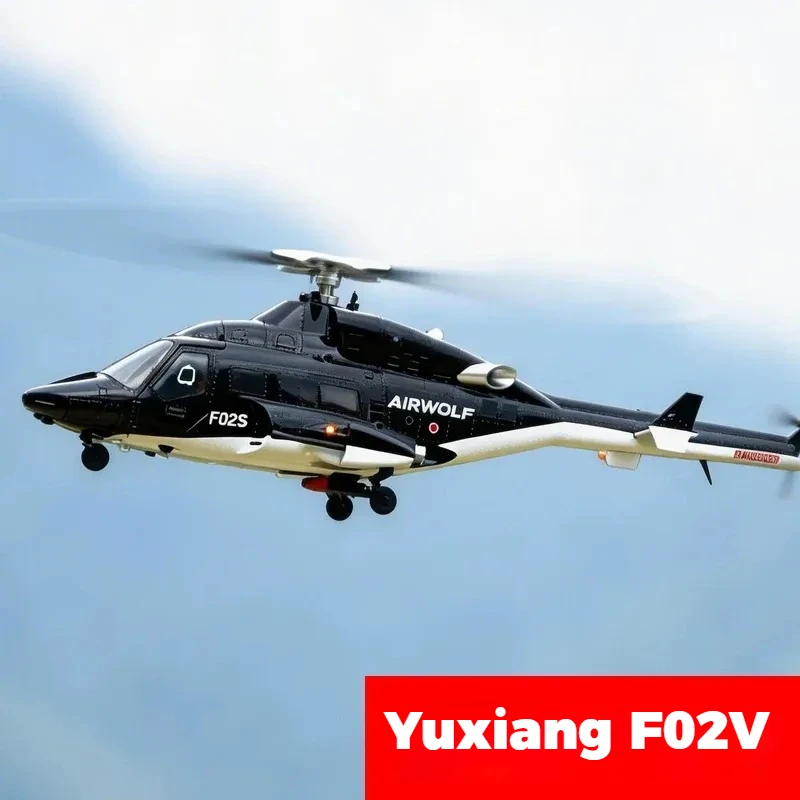 

Yuxiang F02V Remote Control Helicopter 6 Channel 3D Stunt Realistic Armed Model Plane Stable Hover Flying For Hobby Enthusiasts