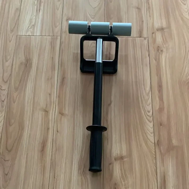 Pressure rollers for wallpaper and pvc floor with retractable pole tool