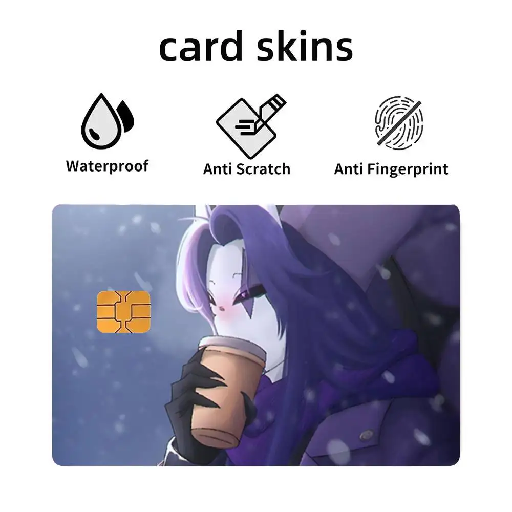 Game Anime The F-Freak C-Circus Jester Credit Card Stickers Skin For Bank Bus Metro 4PCS Cover Film Gift