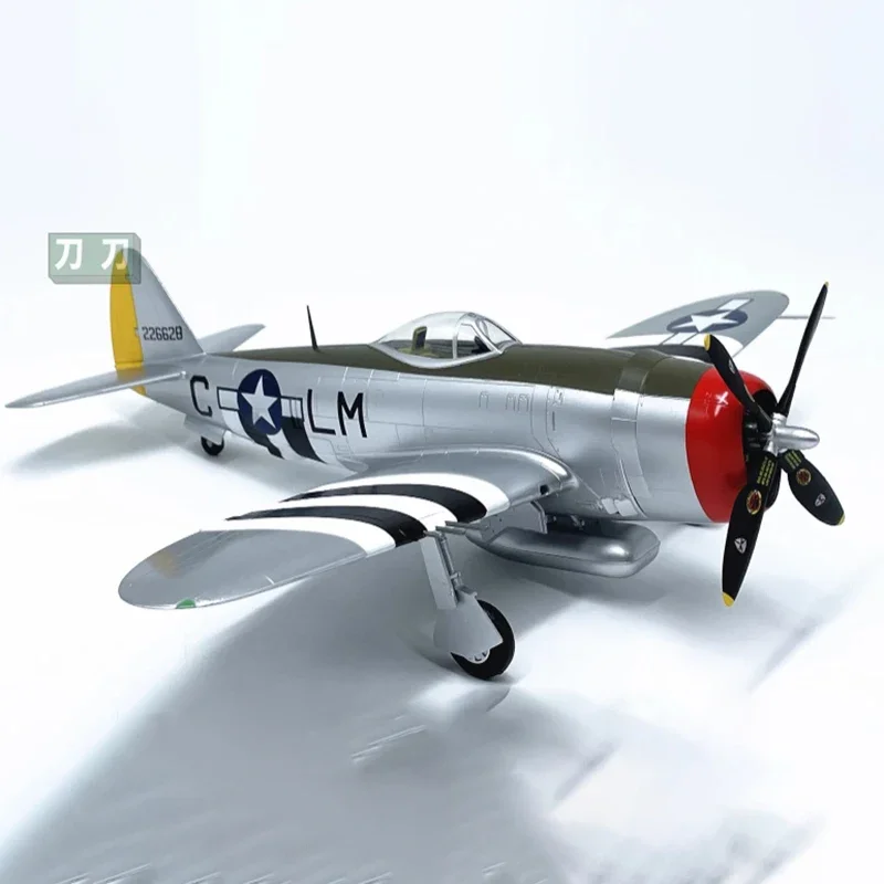 Diecast 1:48 Scale Us Army P47D Lightning fighter Plastic Finished Model Static Decoration Souvenir Gifts For Adult Boy
