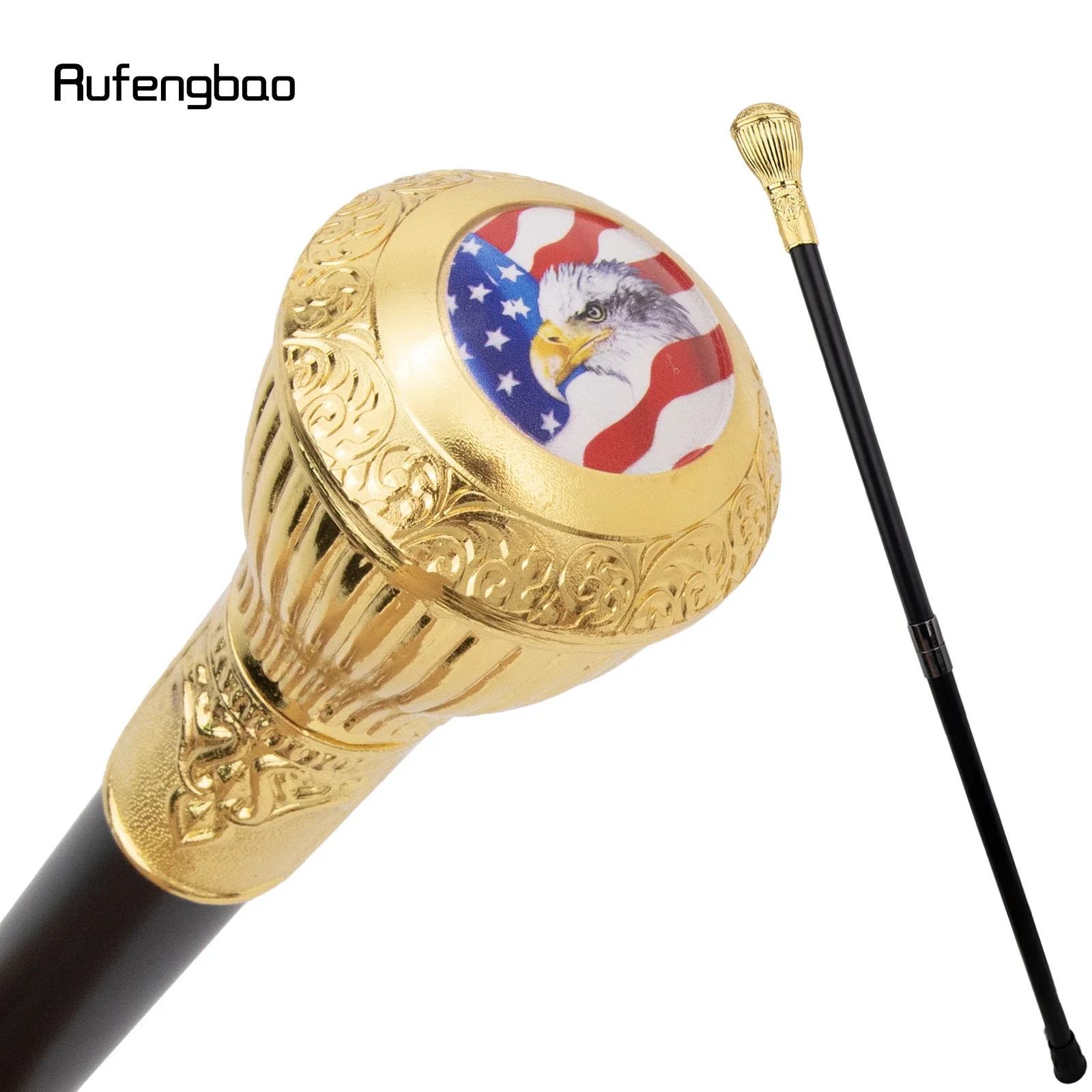 الذهبي الراتنج النسر عصا للمشي الأزياء الزخرفية الصلب عصا شهم أنيقة تأثيري قصب Crosier 90 سنتيمتر