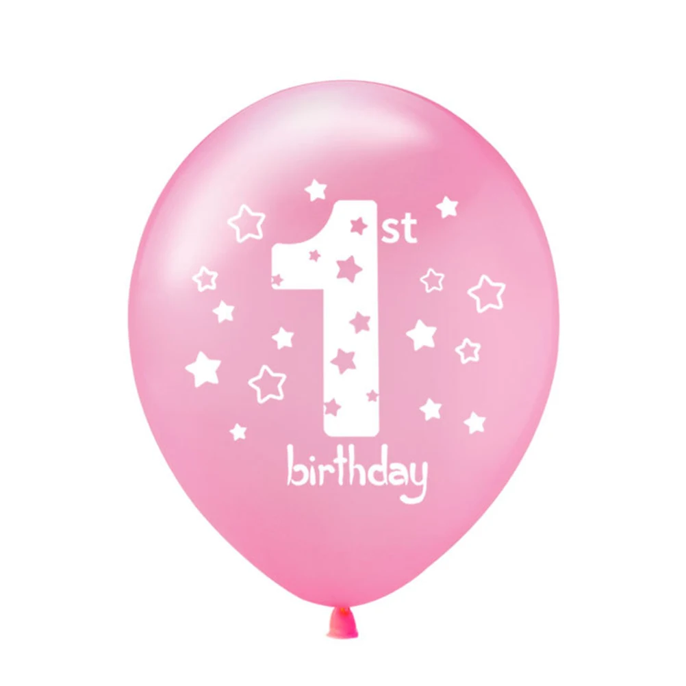 

15 Pcs Balloon Set Beautiful Decorative Party Balloons for Baby Birthday Photo Shoots Pink Celebrations Accessories