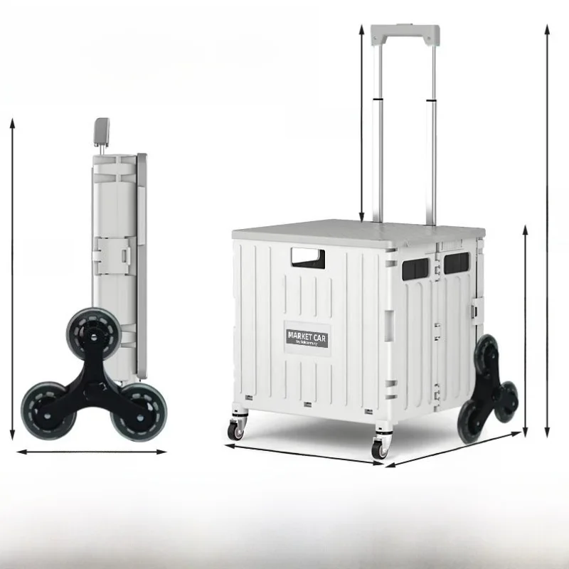 portable-shopping-cart-vegetable-buying-car-hand-pulling-rod-precise-small-push-cart-foldable-stainless-steel-handle