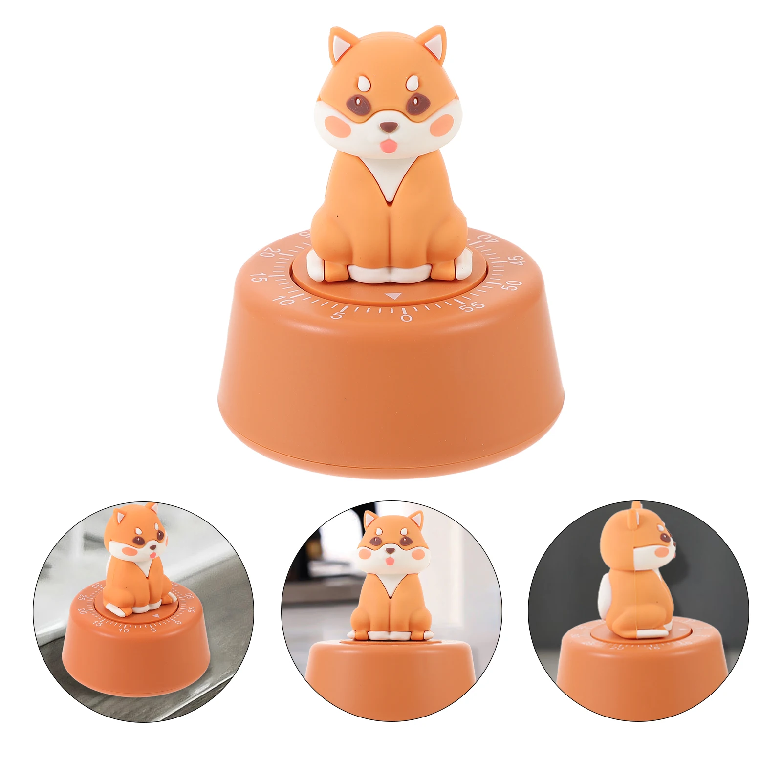 

Children Timer Mechanical Timing Device Cartoon Dog Design Kitchen Tool Plastic Timers Countdown Timer Time Management Tool Easy