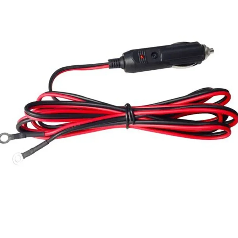 Wire Cigarette Lighter Plug 12 Volts Heavy Duty 15A Male Plug Cigarette Lighter Adapter Power Supply Cord NEW