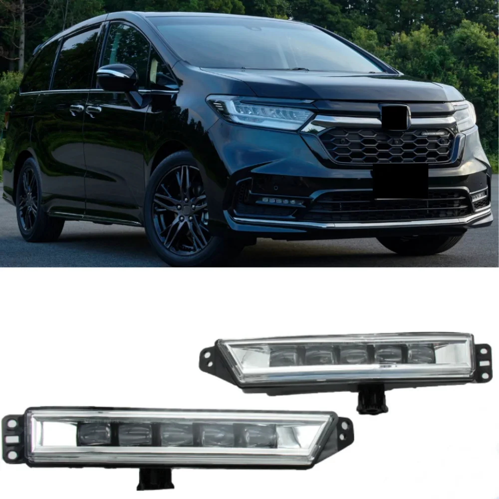 For2015-2019 Honda VEZEL 2020 City Elysion Hybrid Odyssey Hybrid XRV Car Front Bumper LED Fog Light OE: 33950-/33900-T9A-H31