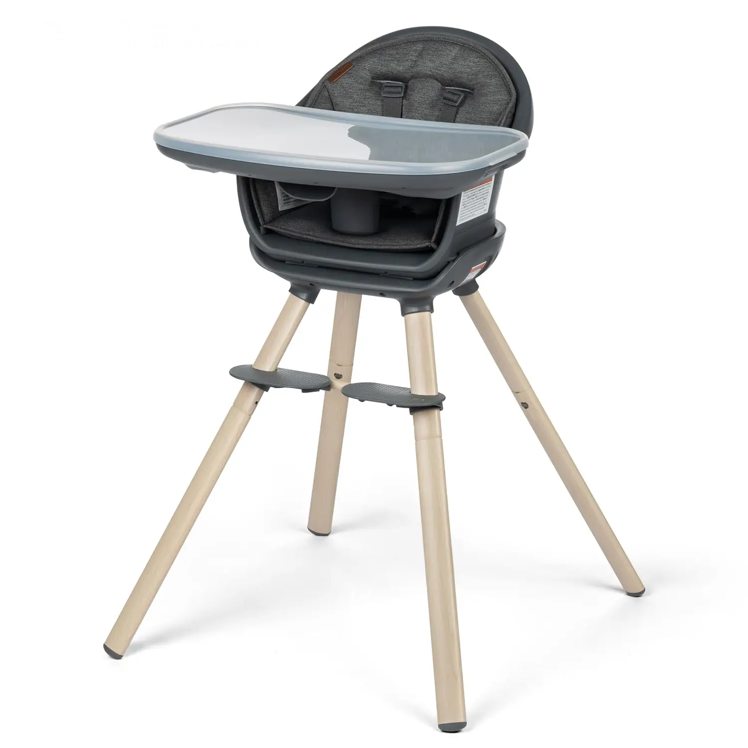 

Eight In One Convertible High Chair For Babies Toddlers Machine Washable Lightweight Compact Graphite