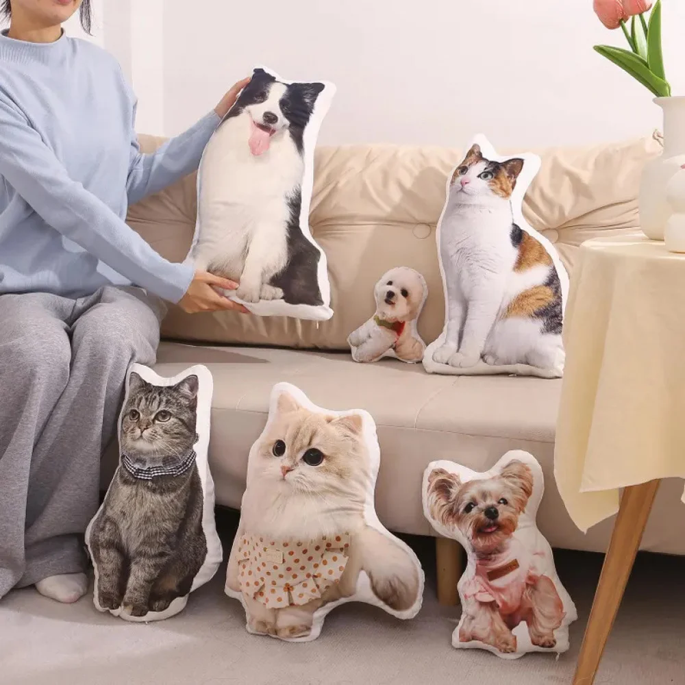 1 piece of customized double-sided pet commemorative pillow with photos of any cat, dog, rabbit, horse, and all animals. Unique
