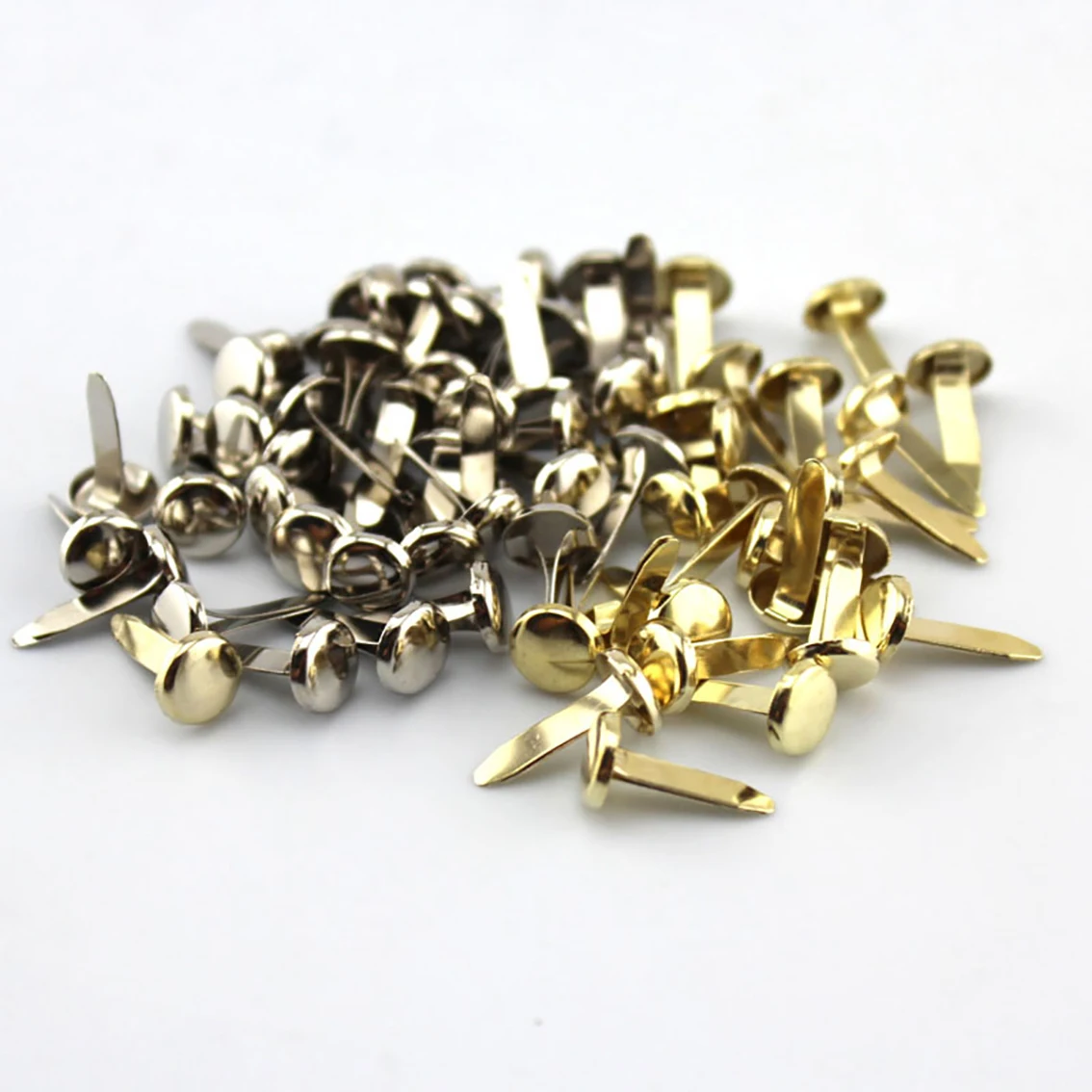 8x15mm 8x25mm Metal Round Head Nail Large Head Decoration Rivet Small Nail DIY Handmade Model Accessories