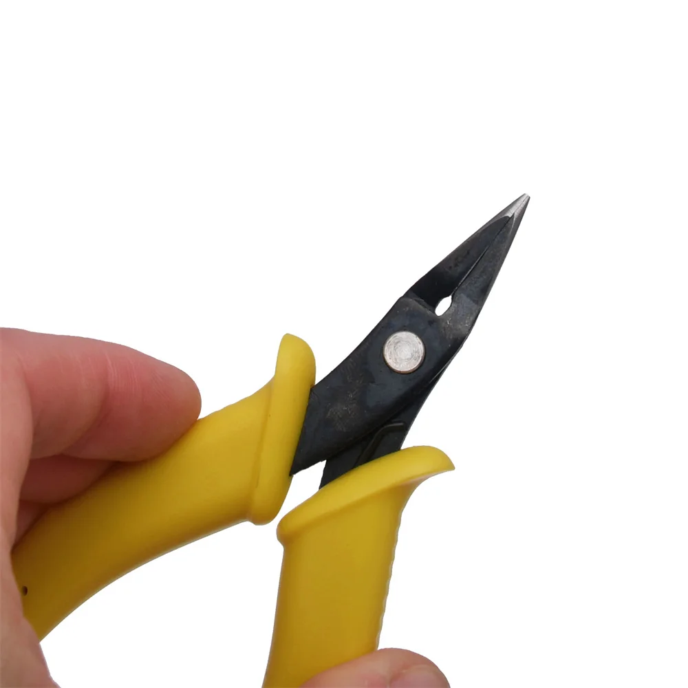 3.5inch Mini Flat Nose Pliers Micro Cut Plier Nose Plier Small Chain Pliers Smooth Jaw Fine Pliers For DIY Jewelry Making Tool