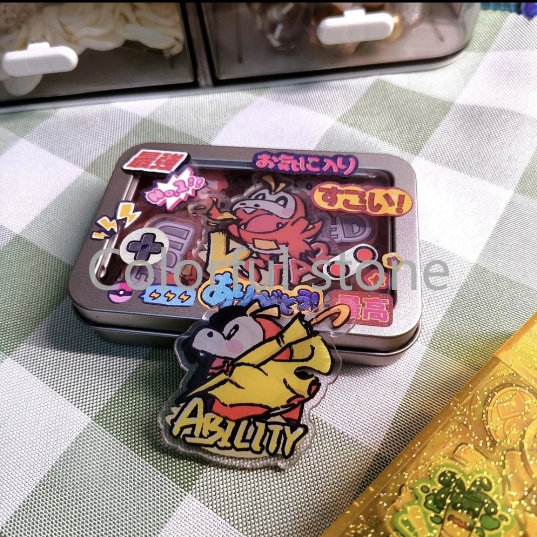 PTCG Pokemon Anime Charakter Match Scoring Schaden Zähler Schaden Indikator Fuecoco Verwendet Board Rollenspiel Acryl Geschenk