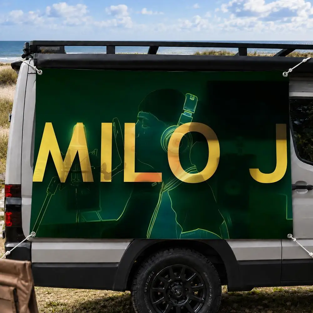 Milo j Argentine Trap Rapper Flags Decorative Banners Suitable For Outdoor Camping Family Parties And Garden Walls Gift