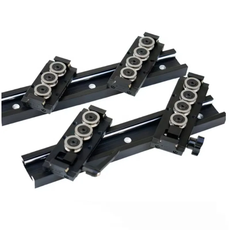 Big Discount Dust Proof  Al Double Axis Linear Guide Rail  Slide Block Carriage for Wood Machinery