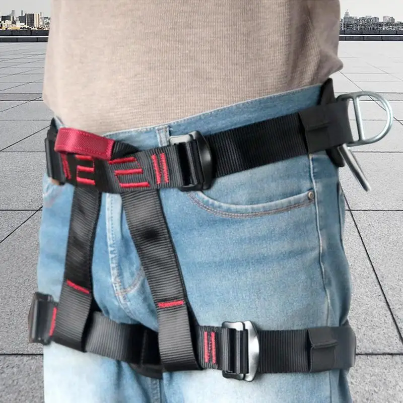 Climbing Harness Half Body Harnesses Adjustable Thickness Professional Gear Widen Protector Safety Equipment For Outdoor