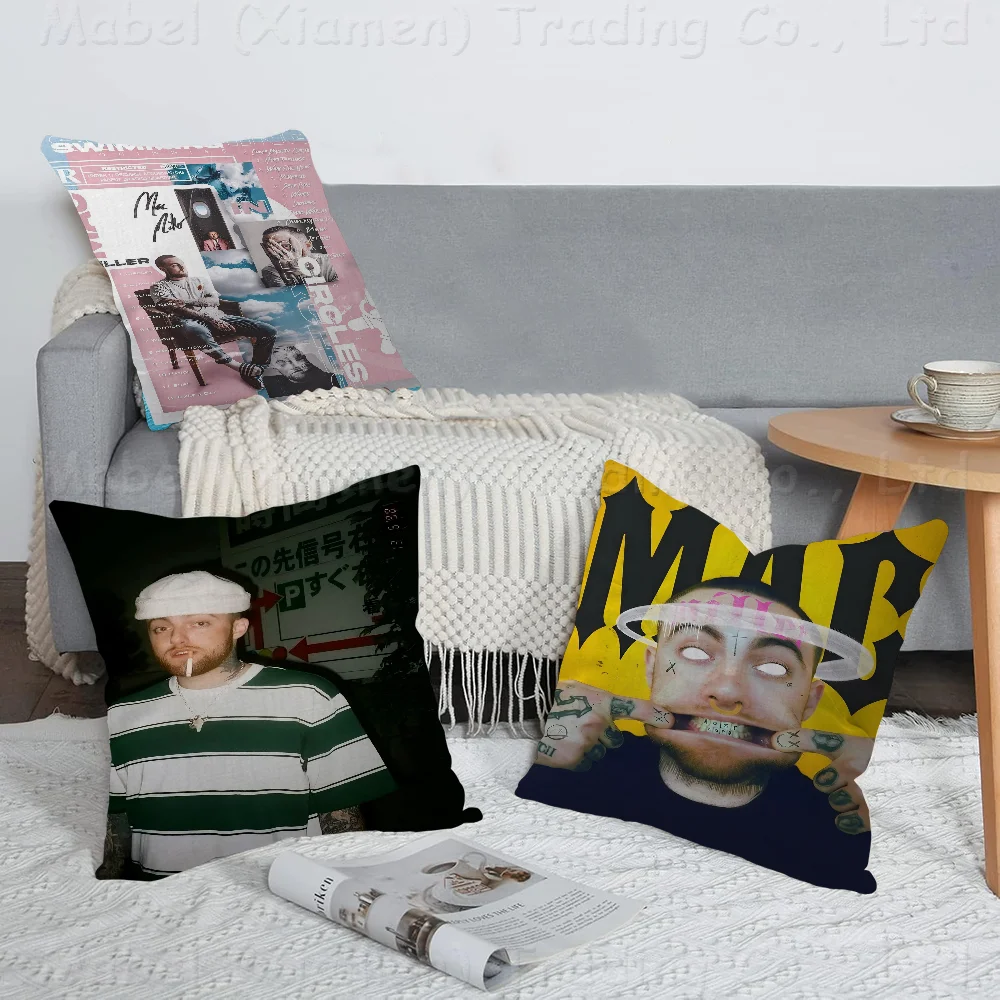 Rap Singer M-Macs M-Millers Maple Design Cushion Cover Happy Autumn Harvest Decor Holiday Decorati Pillow Cover