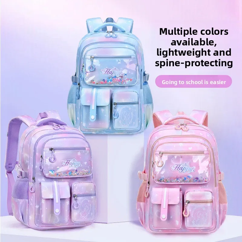 Spine‑Protection Elementary Schoolbag, Lightweight Load‑Reducing Daypack, Ergonomic Travel Backpack for Students