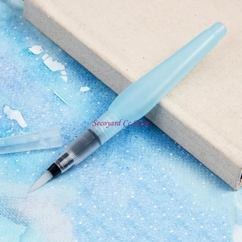 N3UC Water Color Brush Pens Aqua Brushes Refillable Painting Drawing Watercolor Pens