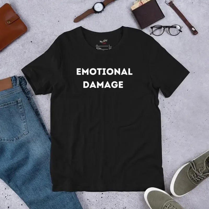 Emotional Damage T Shirt Meme Funny Gift Mental Health Awareness Healing Gifts For Her Him Girlfriend Boyfriend Dad