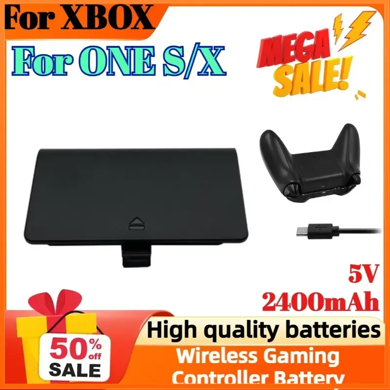 5V 2400mAh Rechargeable Battery For XBOX ONE S/X Gamepad Wireless Controller Joypad Battery