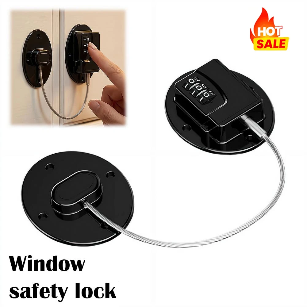 1Pc Child Safety Lock Cabinet Fridge Door Lock for Cabinets Closets Drawers Window Kids Baby Home Window Lock Strong Fix 2026