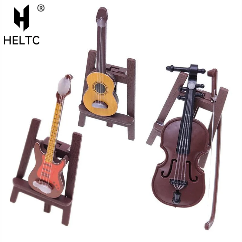 Mini Musical Instrument Models With Realistic Details Perfect For Dollhouse Decor Desktop Ornament