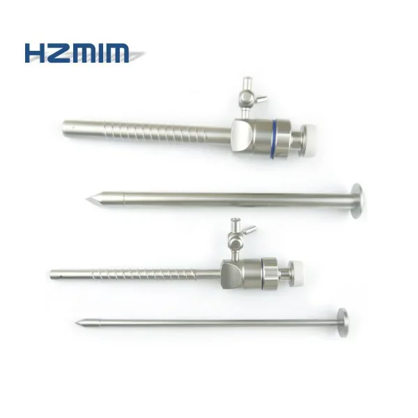 laparoscopy trocar and cannula, metal trocar needle, laparoscopic surgical trocar kit