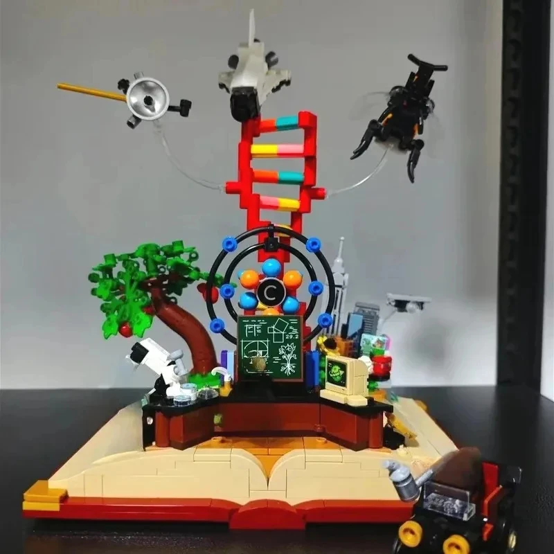 2025 Nueva serie creativa STEM, el conocimiento es el modelo de potencia, juguete de ensamblaje, regalo de cumpleaños y Navidad para niños