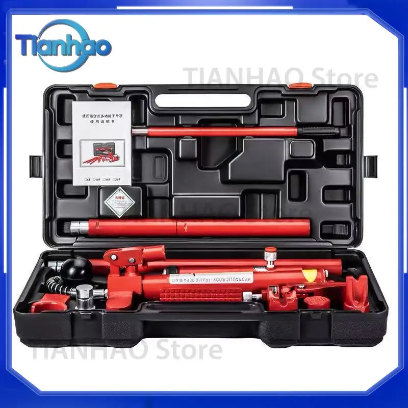 10 Ton Auto Body Frame Repair Kit Porta Power Jack Body Repair Kit for Reliable and Durable Vehicle Collision Repair