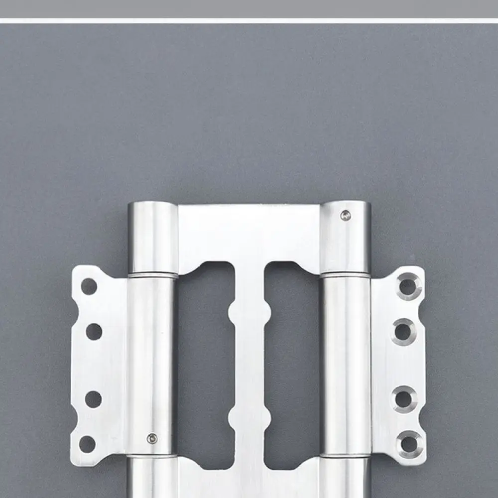 Stainless Steel Double Way Spring Hinge Auto Close Pivot For Swinging Interior Doors Adjustable Speed Hardware Accessory