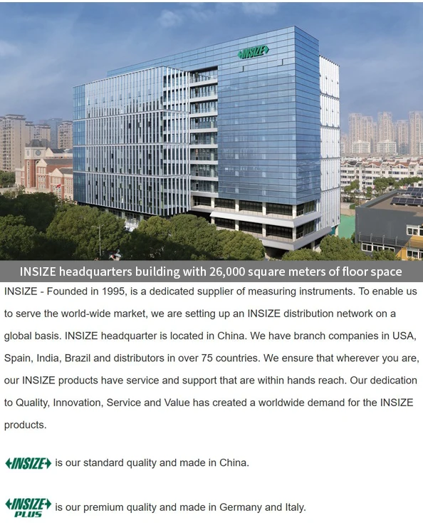 Insize 3538-25 Measuring Range 0-25mm Graduation 0.001mm/0.00005" DIGITAL CALIPER TYPE MICROMETER