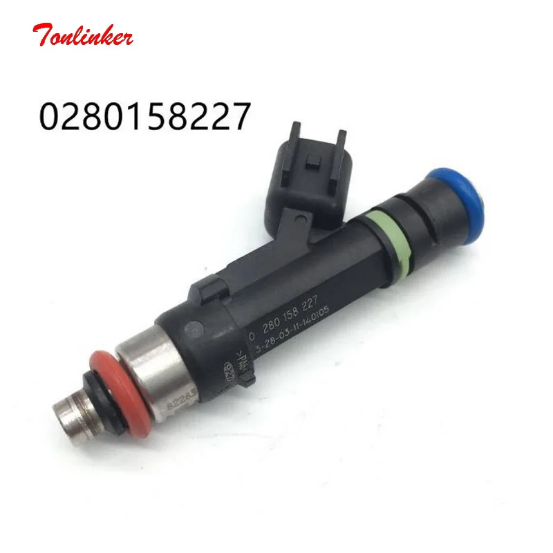 Tonlinker OE 0280158227 BR3E-E5A M-9593-LU34A Car New Replace Fuel Injector Nozzel For Ford F-150 Mustang 4.6 5.0L V8 2011-2015