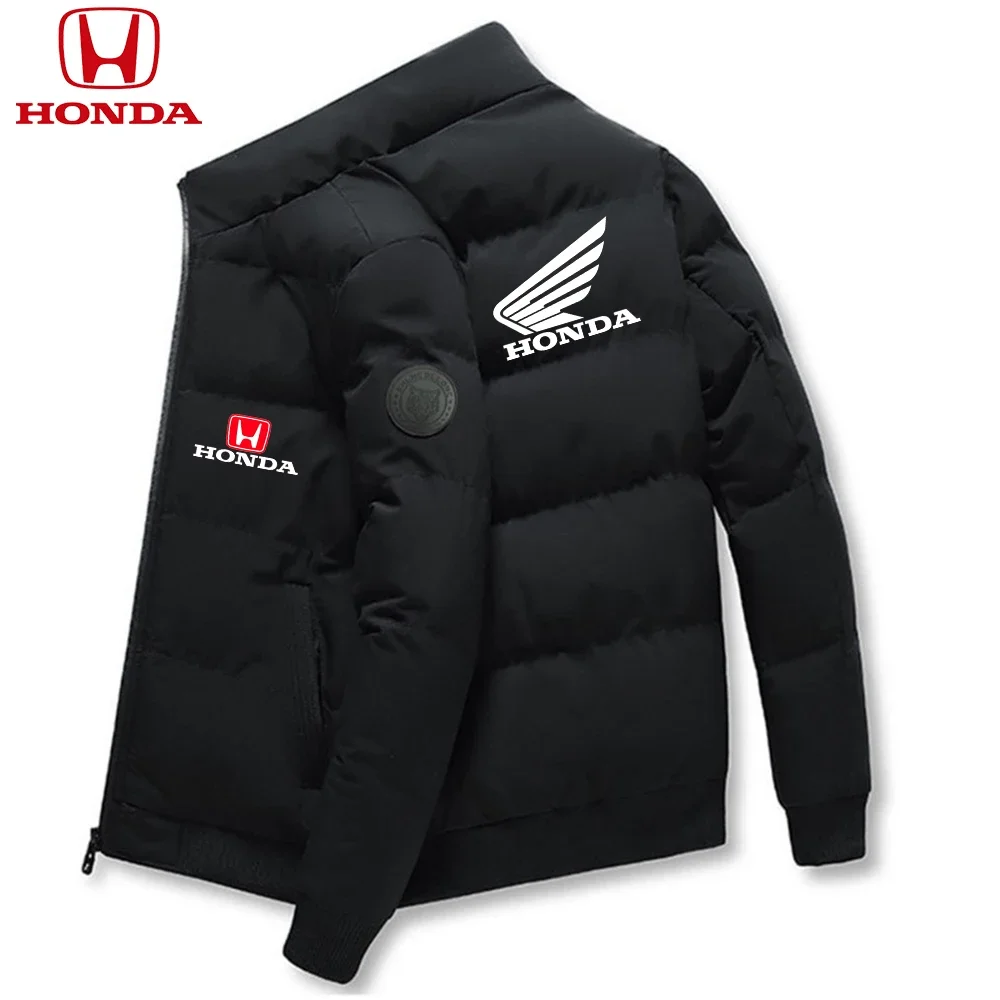 Honda Men Down Jackets Parker Coat Parker Jacket 2025 New Thick Warm Winter Men's Puffer Casual Cold and Waterproof Clothing