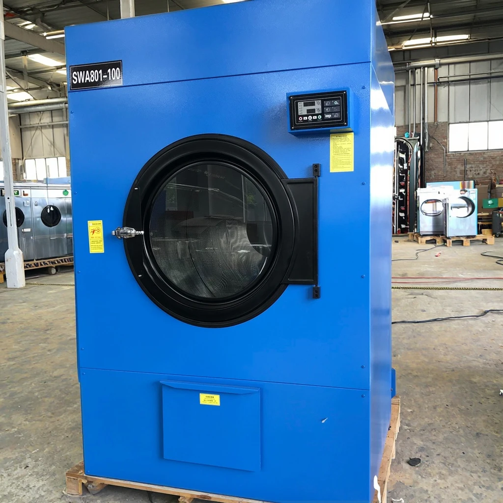 10KG Industrial Dryer Machine for Laundry Shop Automatic Stainless Steel Housing 220V Steam Fuel Washing Up to 25KG Unit Pro