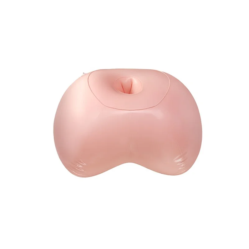 Pink Bed Decoration Inflatable Cushion with Cute Style Suitable for Sleep and Travel Multi-Purpose Inflatable Cushion