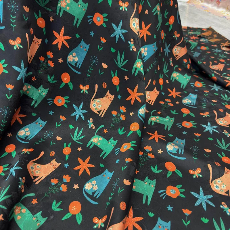tessuto-in-seta-hualuo-nero-stampato-con-gatti-colorati-larghezza-114cm-spessore-25mm-per-abiti-estivi-e-primaverili-pantaloni-pigiami-materiale-per-cucito-fai-da-te-r6583