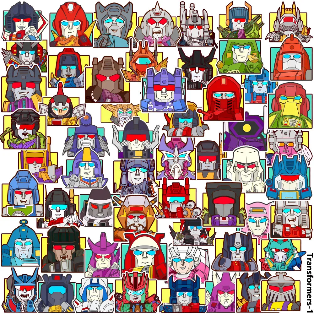 Cool Cartoon Robot Warrior Waterproof Stickers DIY Decals for Phone Case Laptop Water Bottle Scrapbook Journal Decor