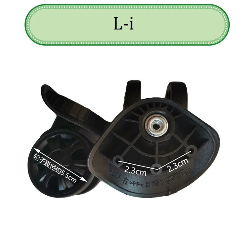 For HOYING L-i For Luggage 360°Rotating Suitcase Wheels Swivel High Wear- Resistant Replacement Parts Wheels Travel&Business