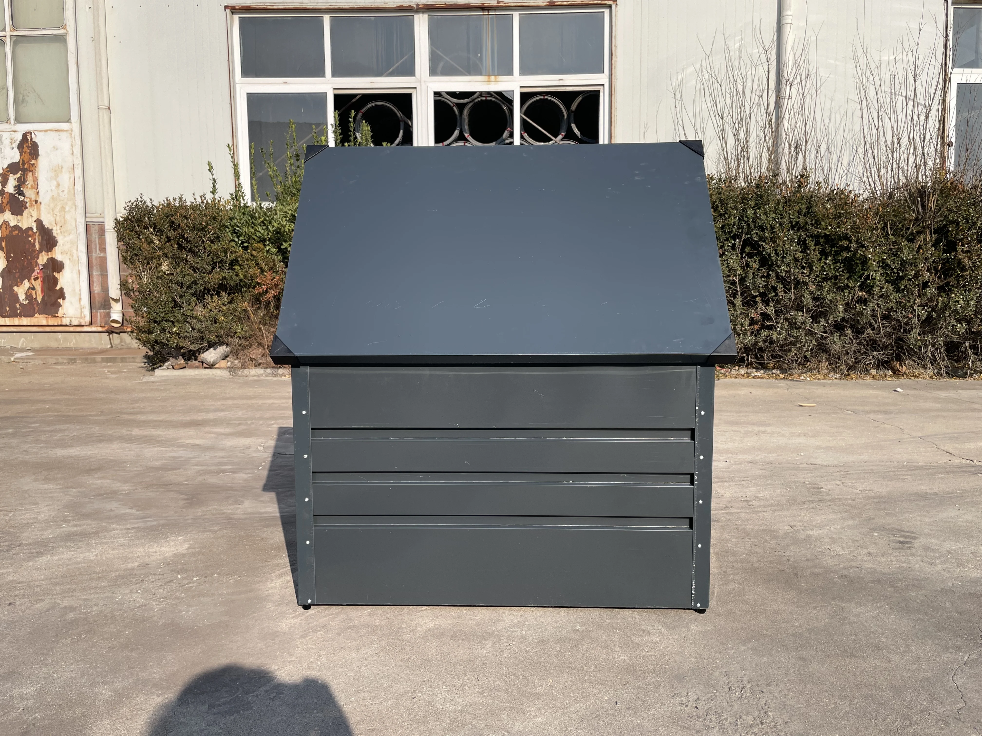 100 Gallon Metal Deck Box Waterproof Outside Steel Storage Lockable Cabinet  120 Gallon Indoor Storage Bin Container for Patio view 6