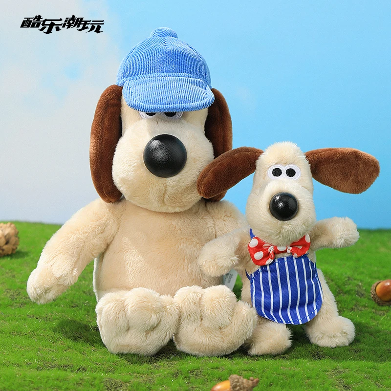 Original con etiquetas Wallace & Gromit muñeca bolso colgante Kawaii Gromit Wallace peluches cachorro perro llavero regalos de cumpleaños niña