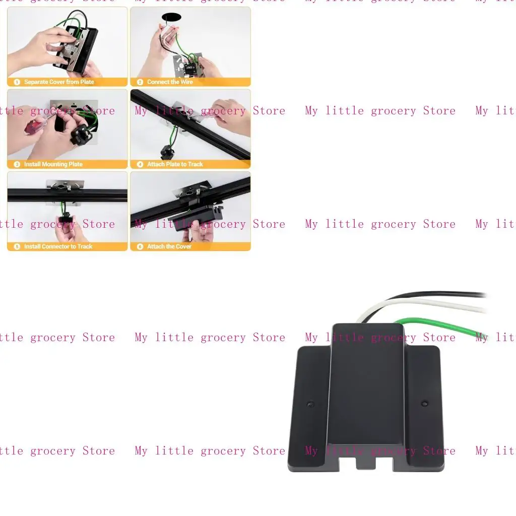 D5BD Removable Power Box Light Weight LED Spotlights Strips Easy to Install