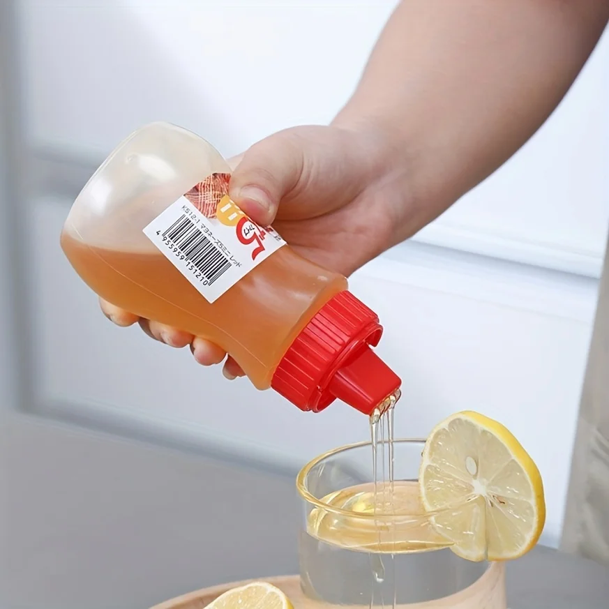 2pcs random color Porous Squeeze Sauce Bottle Tomato Honey Salad Dressing Container Kitchen Condiment Dispenser for Ketchup