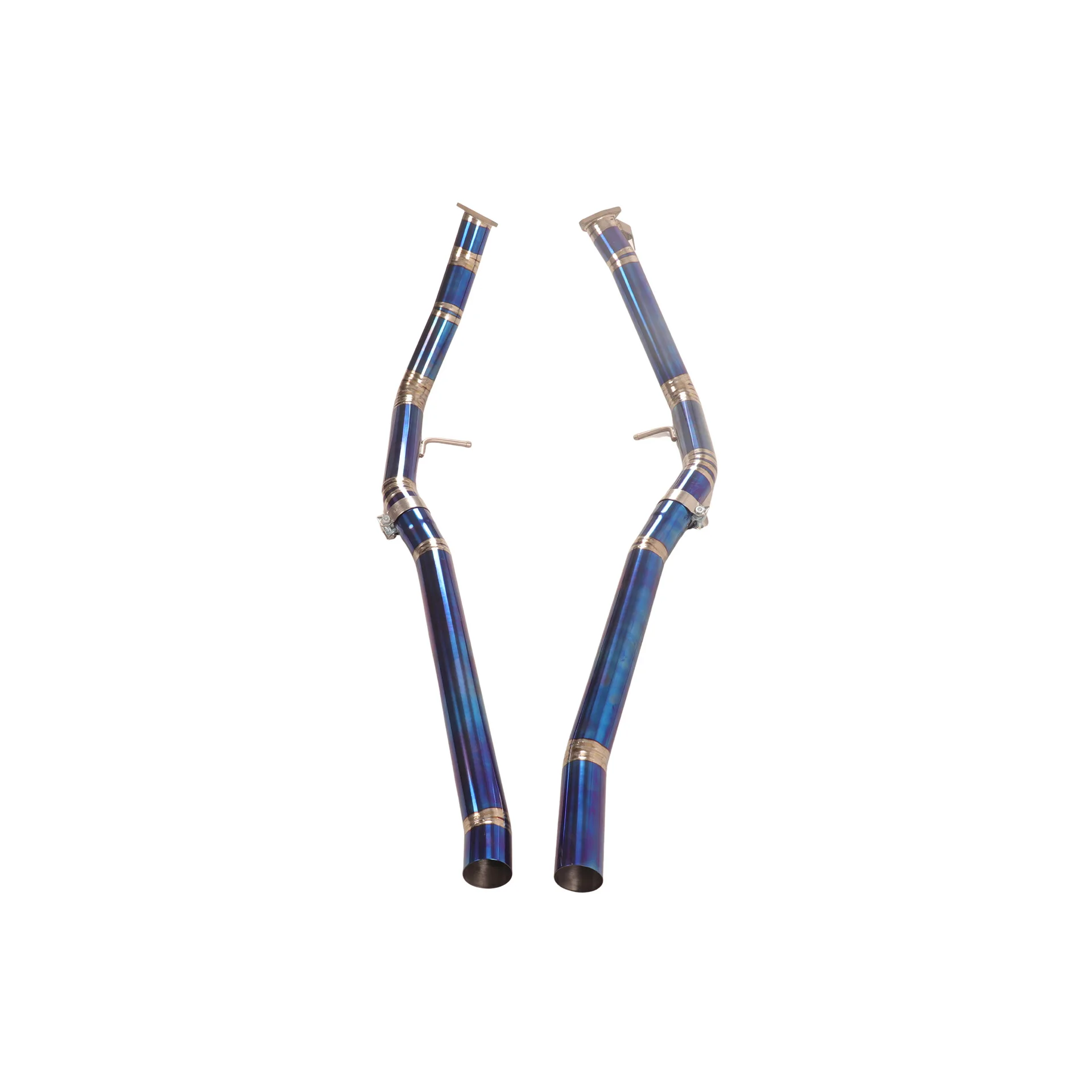 

YT Titanium Front Section for Audi RS Q8 4.0T Blue Burnish Exhaust System